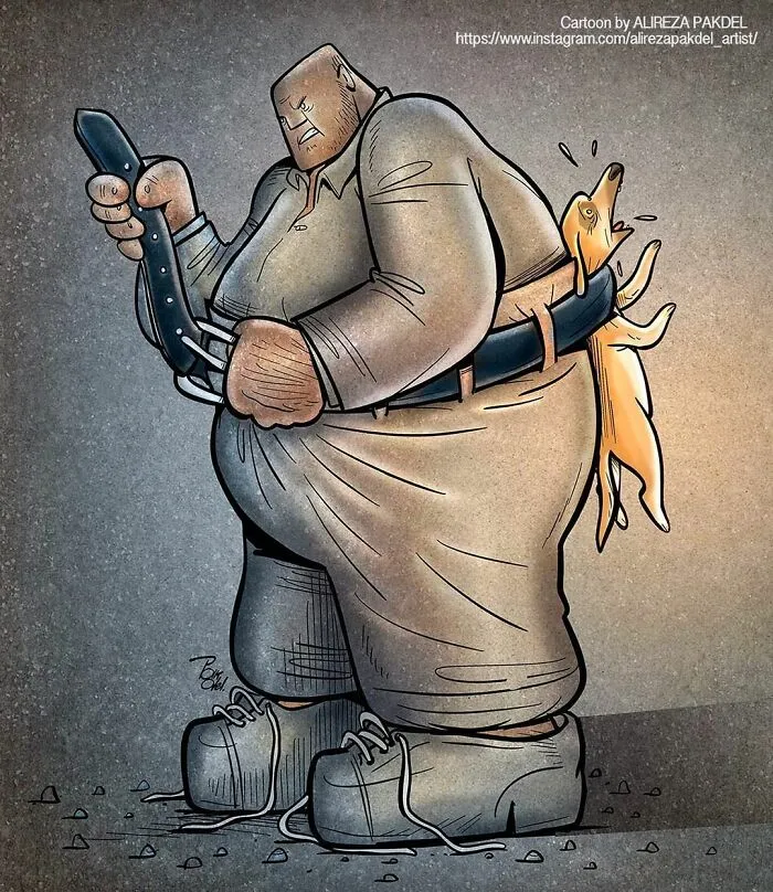 Artist Takes A Critical Look At Modern Society And Calls Attention To Problems In Today's World With His Thought-Provoking Illustrations (30 New Pics)