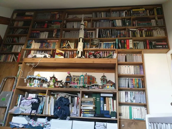 Books, Legos And The Little One That Learned To Mess With Clothes...