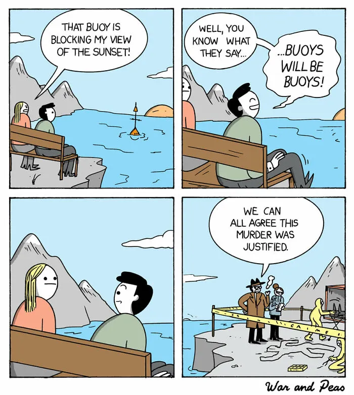 30 Humorous Comics With Unexpected Plot Twists By War And Peas (New Comics)