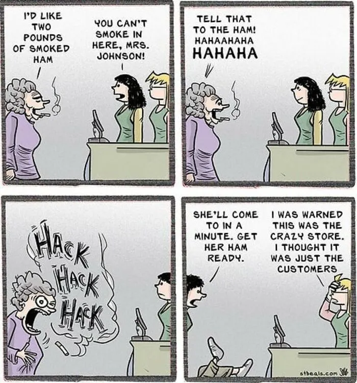 Artist's 30 Funny Comics That Focus Attention On Everyday Conversations And A Job In Retail