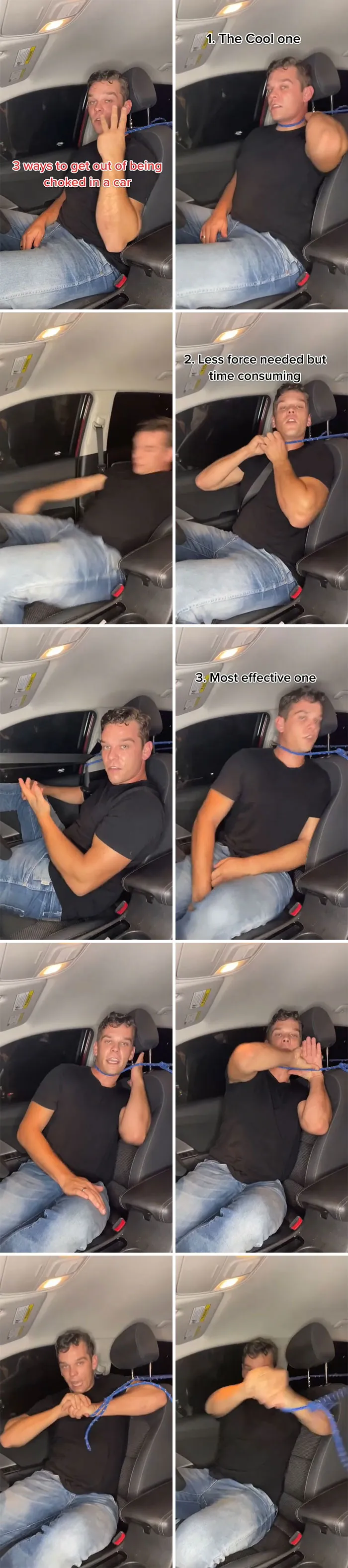 Ways To Get Out Of Being Choked In A Car