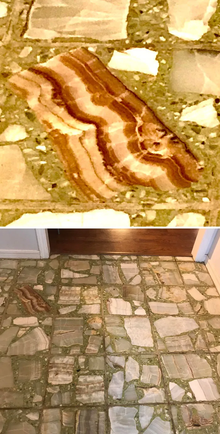 This One Rock In The Entryway Of A House