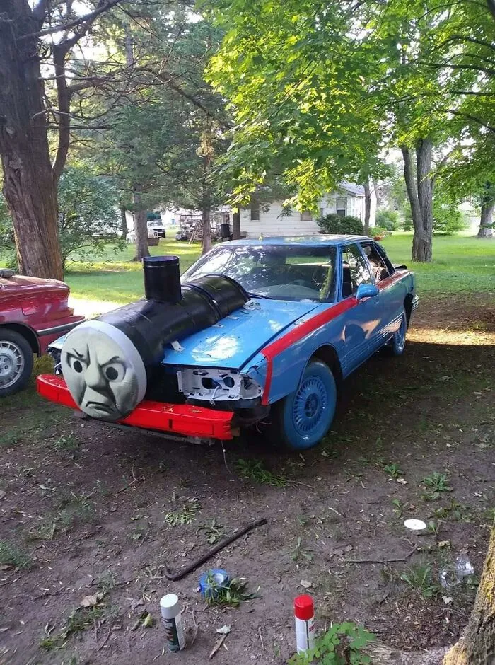 Thomas Has Never Seen Such Jerry Rigging