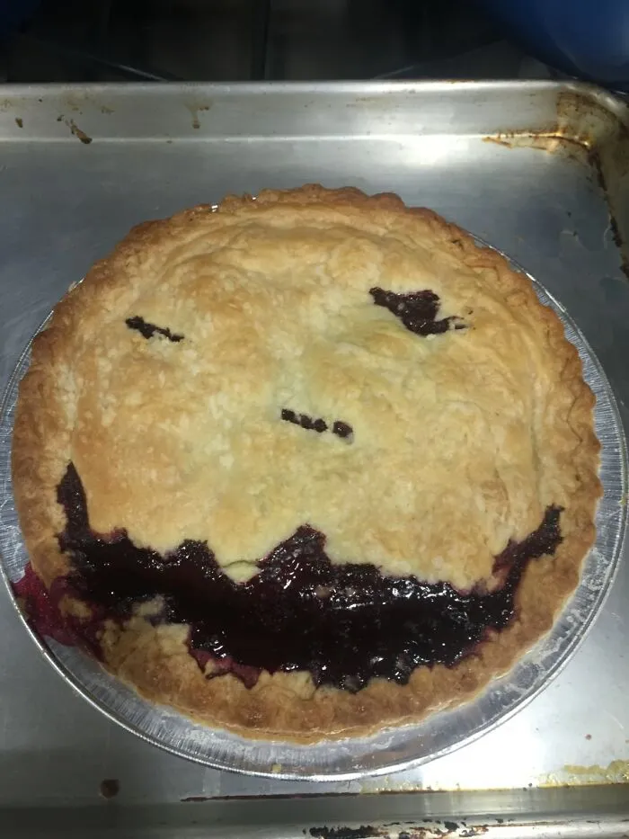 Una tarta de película de terror