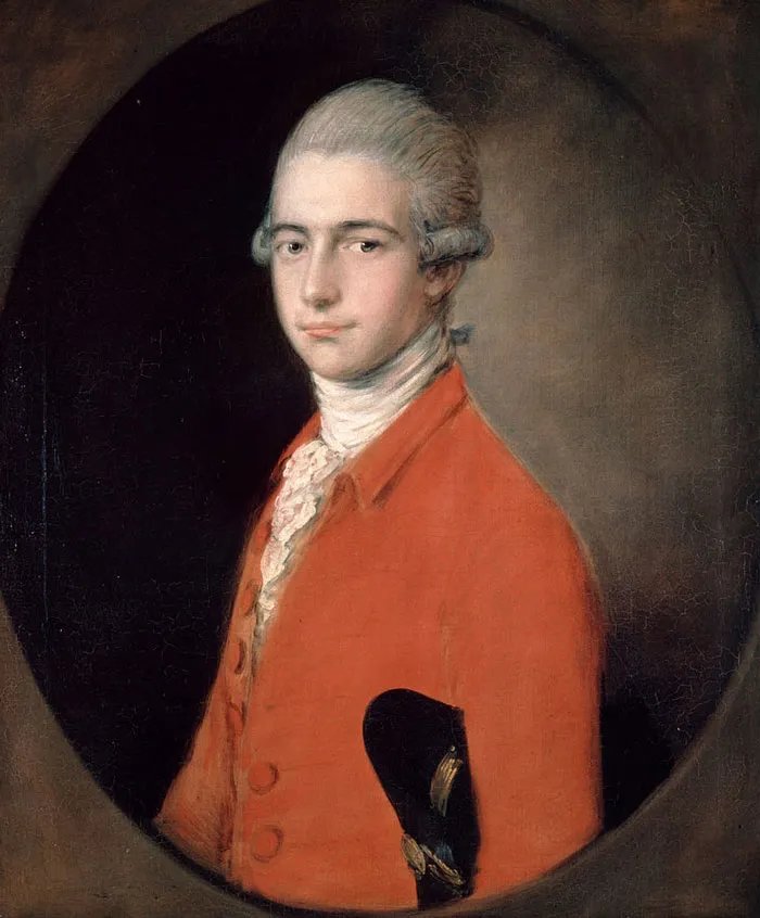 Portrait of a young man in 18th-century attire, illustrating really cool and interesting facts from online community discussions.
