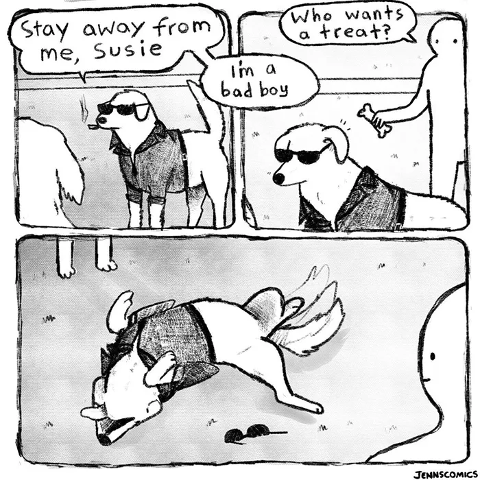 30 Funny Dark Humor Comics By Artist Jenna Noble