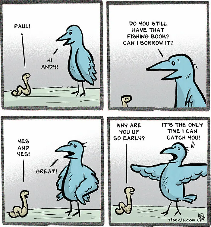 Artist's 30 Funny Comics That Focus Attention On Everyday Conversations And A Job In Retail