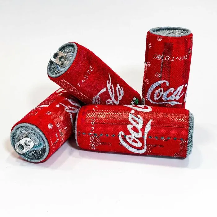 This Artist Crafts Embroidered Felt Sculptures Of Various Products, And Their Looks Might Deceive You (54 Pics)