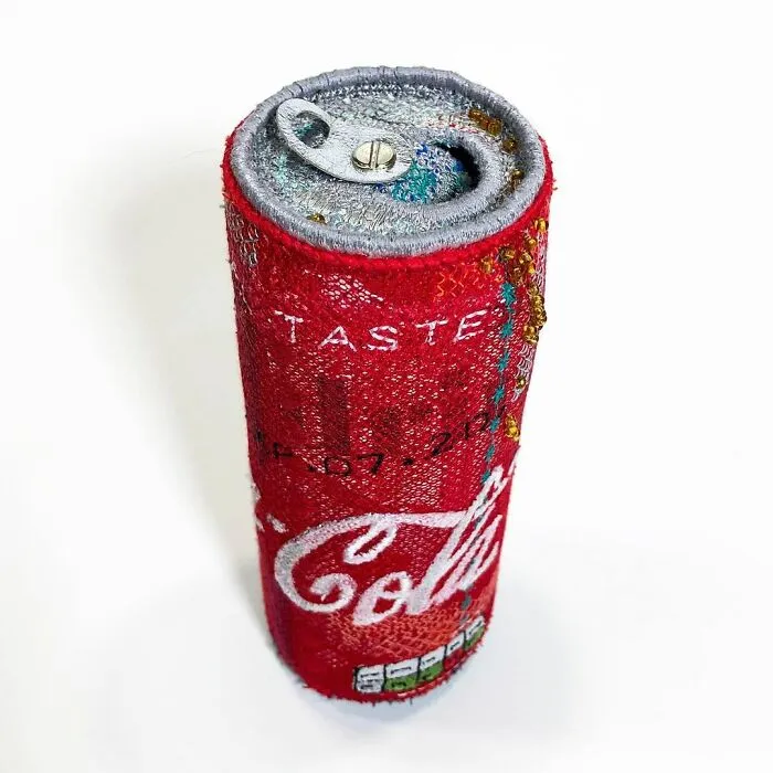 This Artist Crafts Embroidered Felt Sculptures Of Various Products, And Their Looks Might Deceive You (54 Pics)