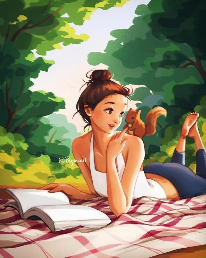 Artist Illustrates How Doing Anything Is Much Better When There Are Animals Around (29 Pics)