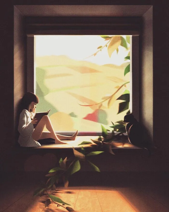 Artist Illustrates How Doing Anything Is Much Better When There Are Animals Around (29 Pics)