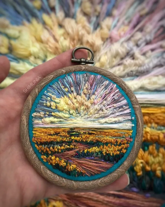 280K Folks On Instagram Can't Get Enough Of These Colorful Embroideries By Artist Vera Shimunia, And Here Are 30 Of The Best Ones (New Pics)