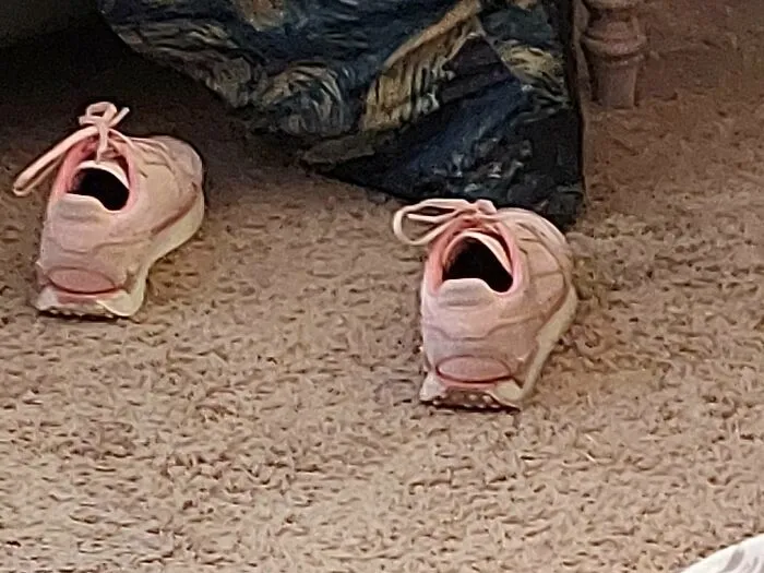 Creo que saqué esto de una publicación antigua de BP. No es mía, pero sí es mi favorita: unas zapatillas que gritan