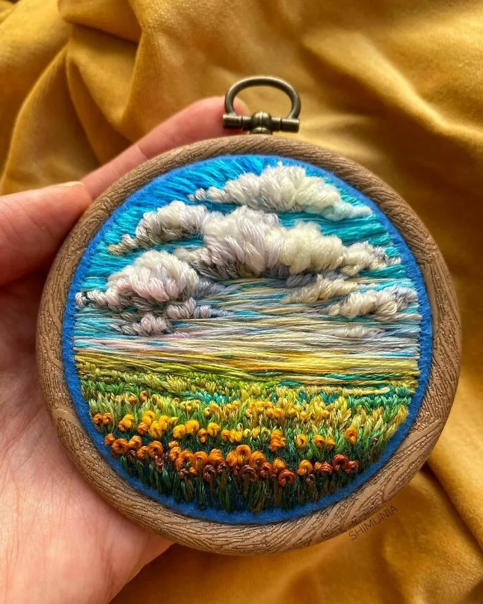 280K Folks On Instagram Can't Get Enough Of These Colorful Embroideries By Artist Vera Shimunia, And Here Are 30 Of The Best Ones (New Pics)