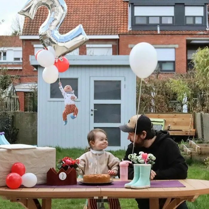 ¡Feliz cumpleaños Alix! Aunque sólo tenemos una pequeña fiesta debido a la Covid, ¡nos lo pasamos genial!