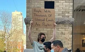 Dude Keeps Protesting Annoying Everyday Things With Funny Signs (35 New Pics)