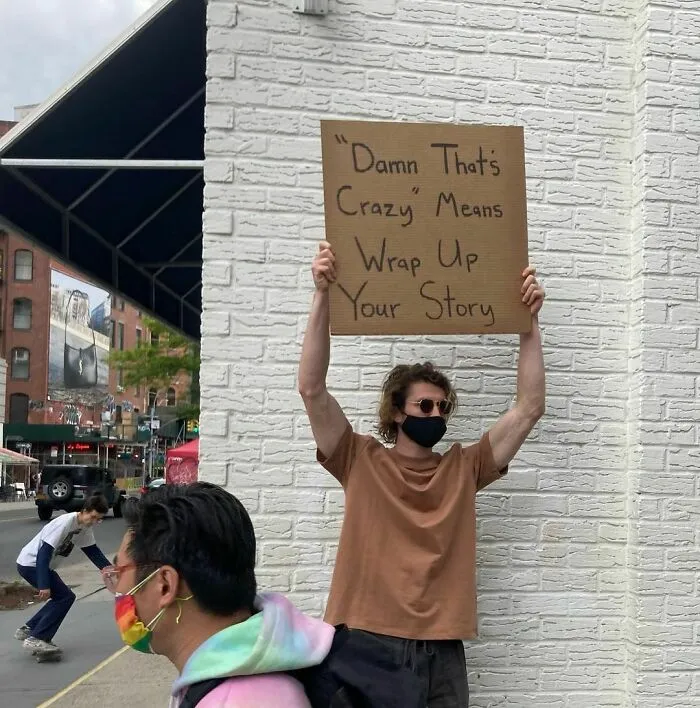 Dude Keeps Protesting Annoying Everyday Things With Funny Signs (35 New Pics)