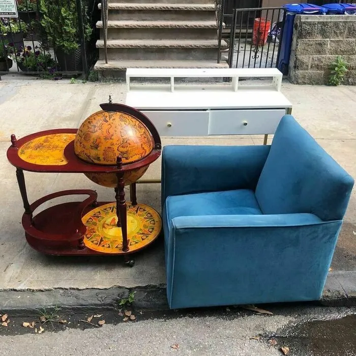 Globe Bar Plus A Great Desk And Chair! Madison And Marcy!