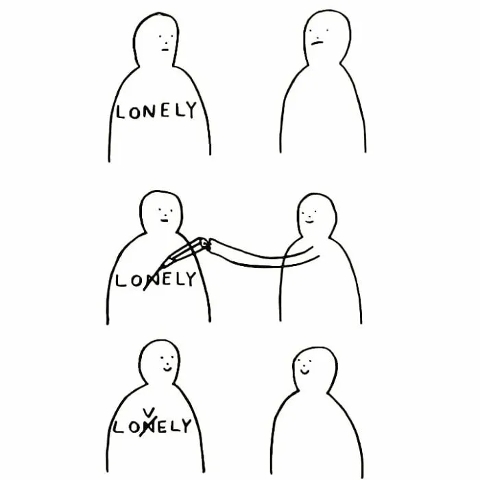 30 Illustrations About Mental Health That Seem To Comfort Many By "Constant Bagel Therapy"