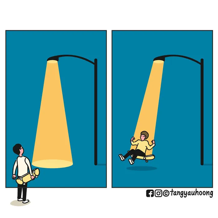 35 Comics With Weird And Unexpected Endings That I Created To Make People Laugh (New Pics)