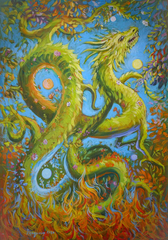 Flower Dragon