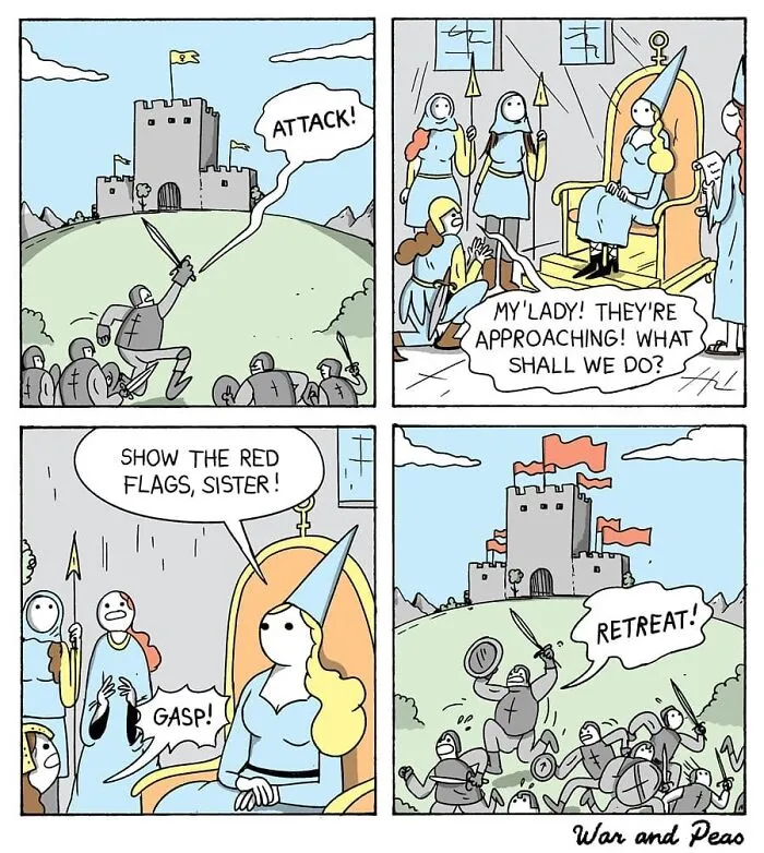 30 Humorous Comics With Unexpected Plot Twists By War And Peas (New Comics)