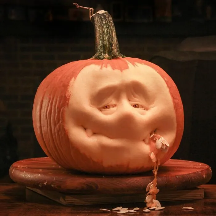 I Make Fruit And Vegetable Carvings That Are Inspired By Pop Culture, Horror, Fantasy, And More (40 Pics)
