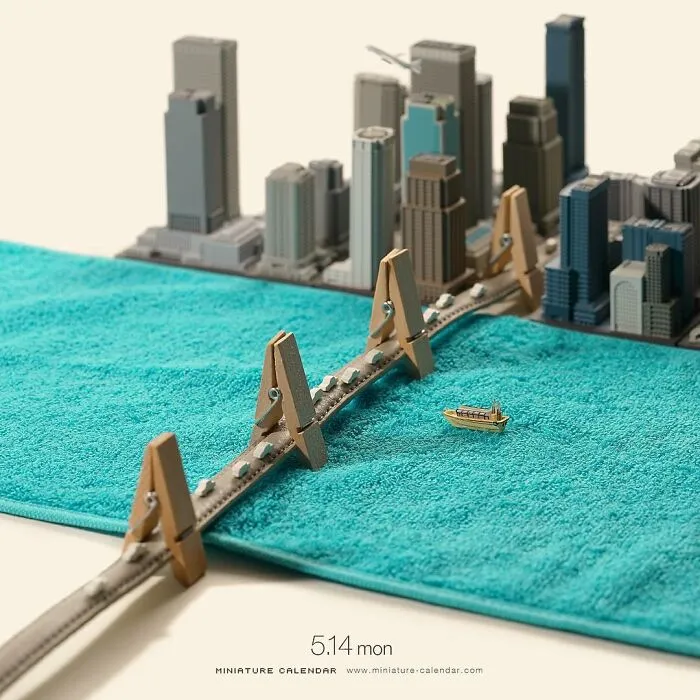 Japanese Artist Has Been Creating Miniature Dioramas Every Day For Seven Years (45 New Pics)