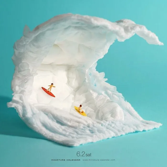 Japanese Artist Has Been Creating Miniature Dioramas Every Day For Seven Years (45 New Pics)