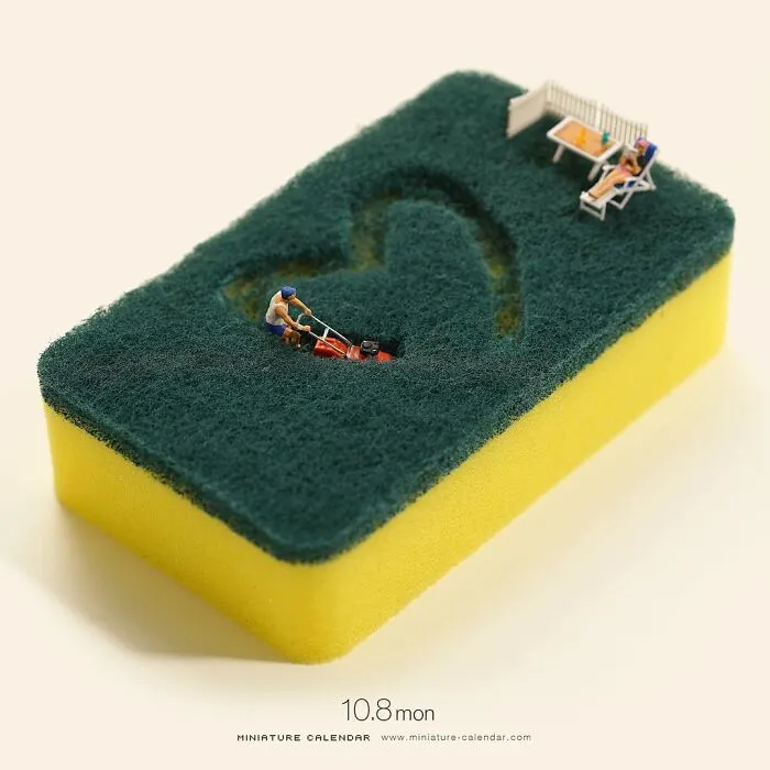 Japanese Artist Has Been Creating Miniature Dioramas Every Day For Seven Years (45 New Pics)