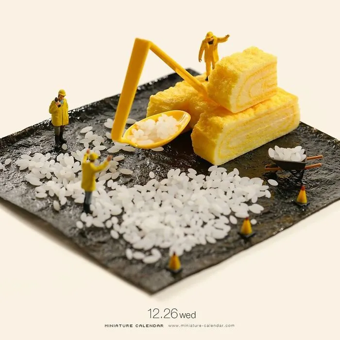 Japanese Artist Has Been Creating Miniature Dioramas Every Day For Seven Years (45 New Pics)
