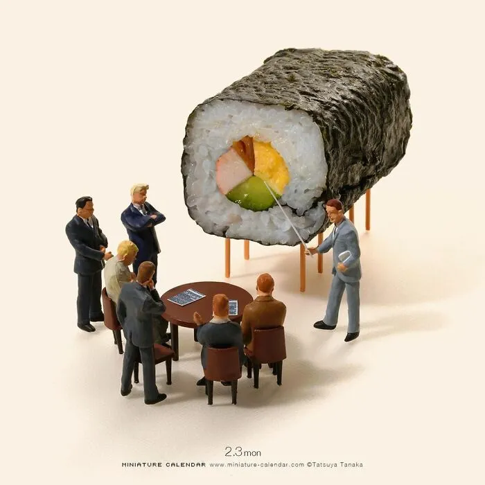 Japanese Artist Has Been Creating Miniature Dioramas Every Day For Seven Years (45 New Pics)
