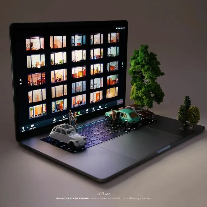 Japanese Artist Has Been Creating Miniature Dioramas Every Day For Seven Years (45 New Pics)