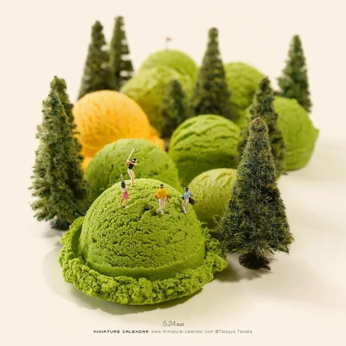 Japanese Artist Has Been Creating Miniature Dioramas Every Day For Seven Years (45 New Pics)