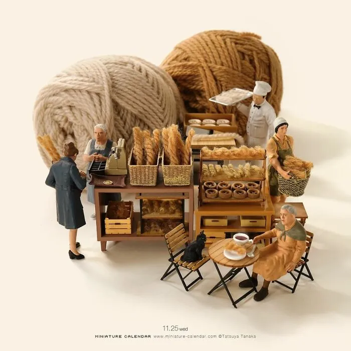 Japanese Artist Has Been Creating Miniature Dioramas Every Day For Seven Years (45 New Pics)