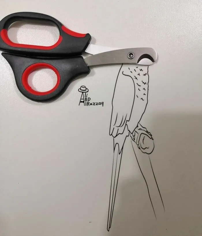My 40 Interactive Illustrations That Incorporate Everyday Items