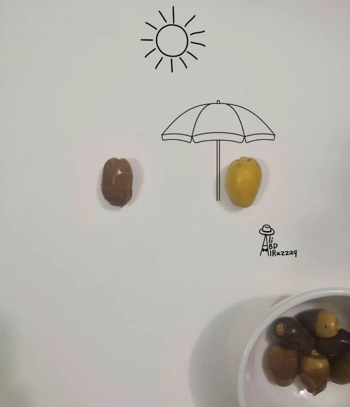 My 40 Interactive Illustrations That Incorporate Everyday Items