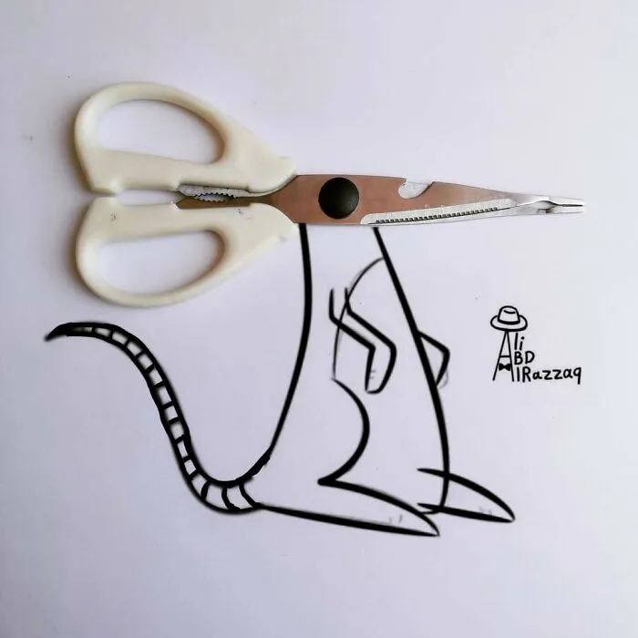 My 40 Interactive Illustrations That Incorporate Everyday Items