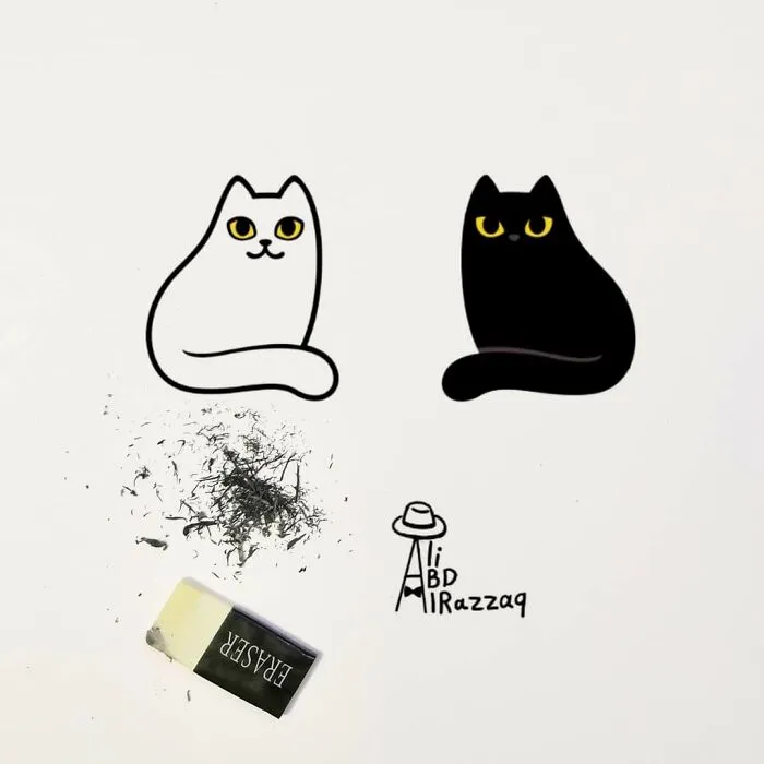 My 40 Interactive Illustrations That Incorporate Everyday Items