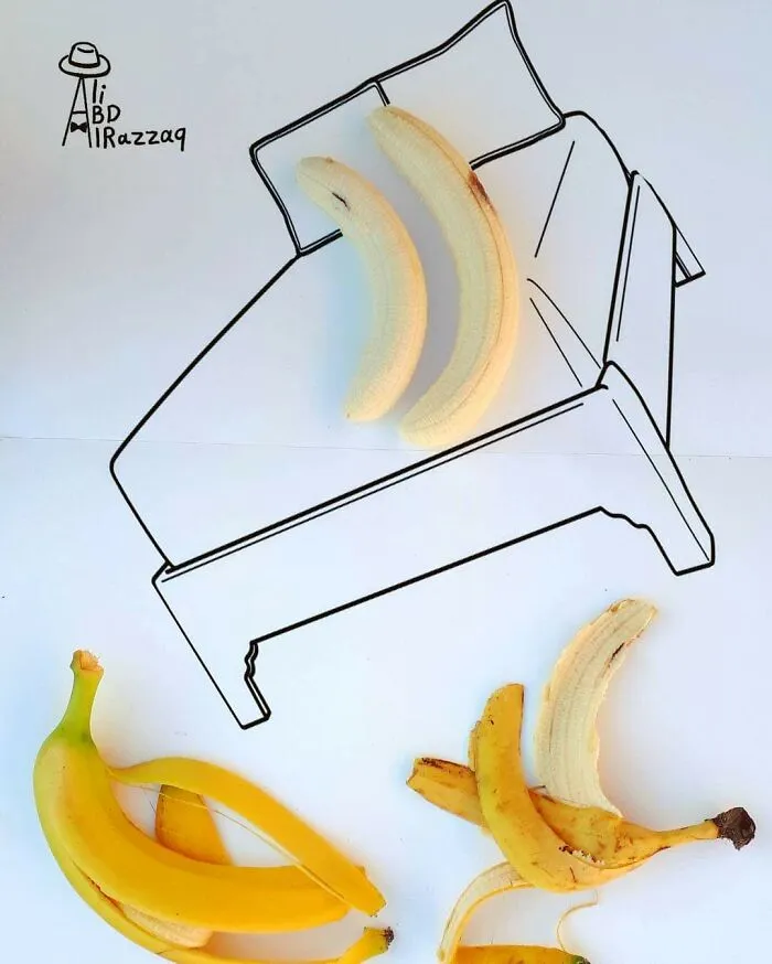 My 40 Interactive Illustrations That Incorporate Everyday Items