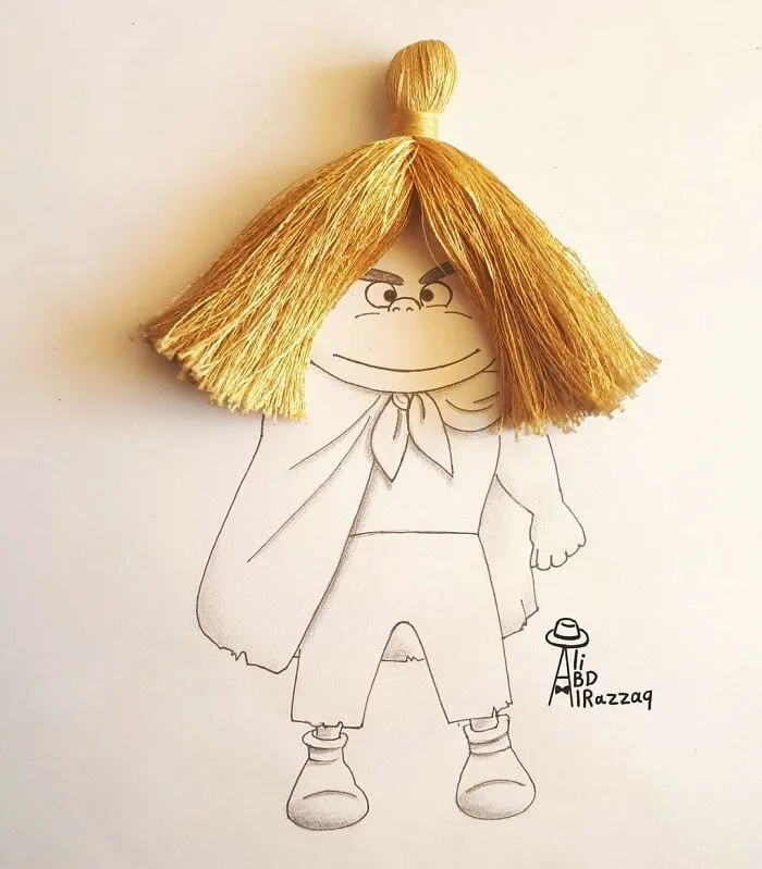 My 40 Interactive Illustrations That Incorporate Everyday Items