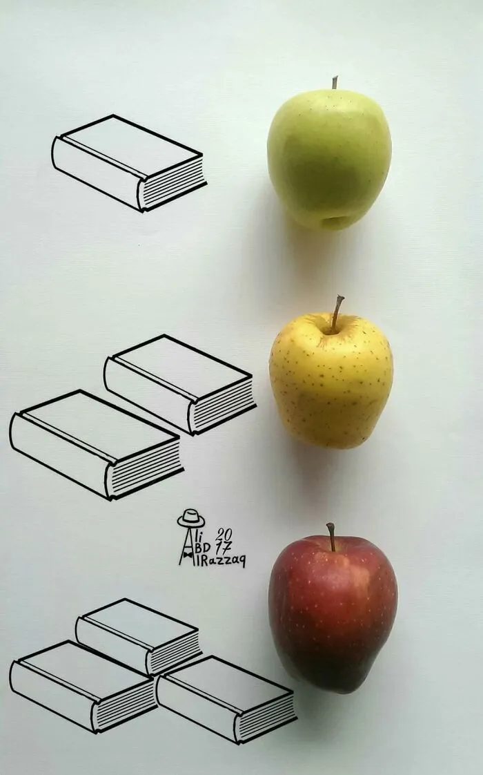 My 40 Interactive Illustrations That Incorporate Everyday Items