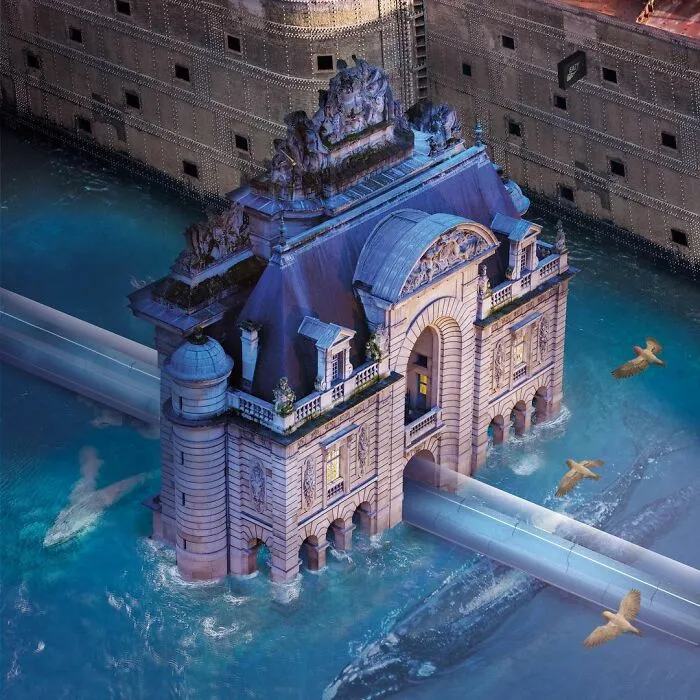 Digital Artist Creates Magical And Surreal Images From Architecture And Fragments Of Nature (55 Pics)