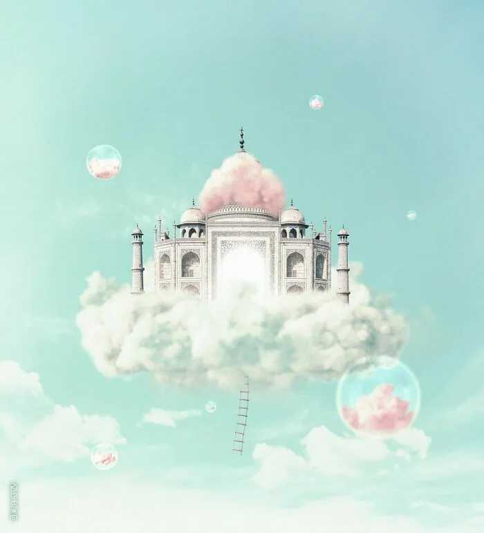 Digital Artist Creates Magical And Surreal Images From Architecture And Fragments Of Nature (55 Pics)