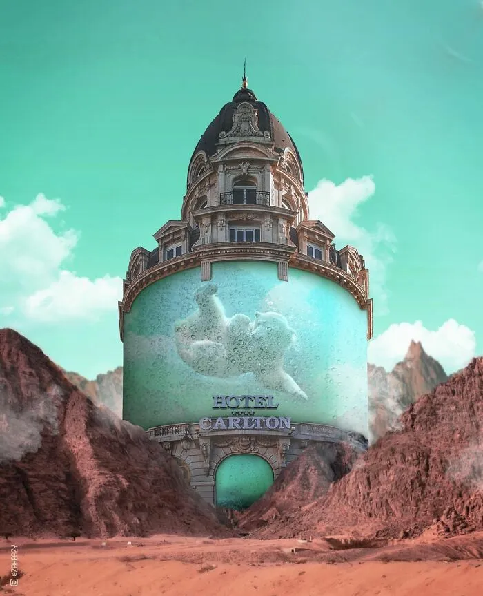 Digital Artist Creates Magical And Surreal Images From Architecture And Fragments Of Nature (55 Pics)