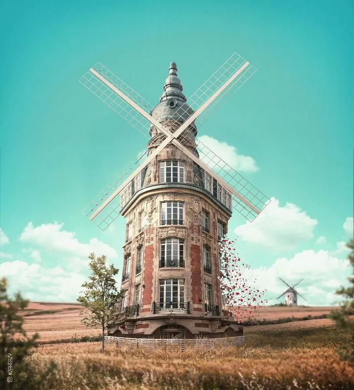 Digital Artist Creates Magical And Surreal Images From Architecture And Fragments Of Nature (55 Pics)
