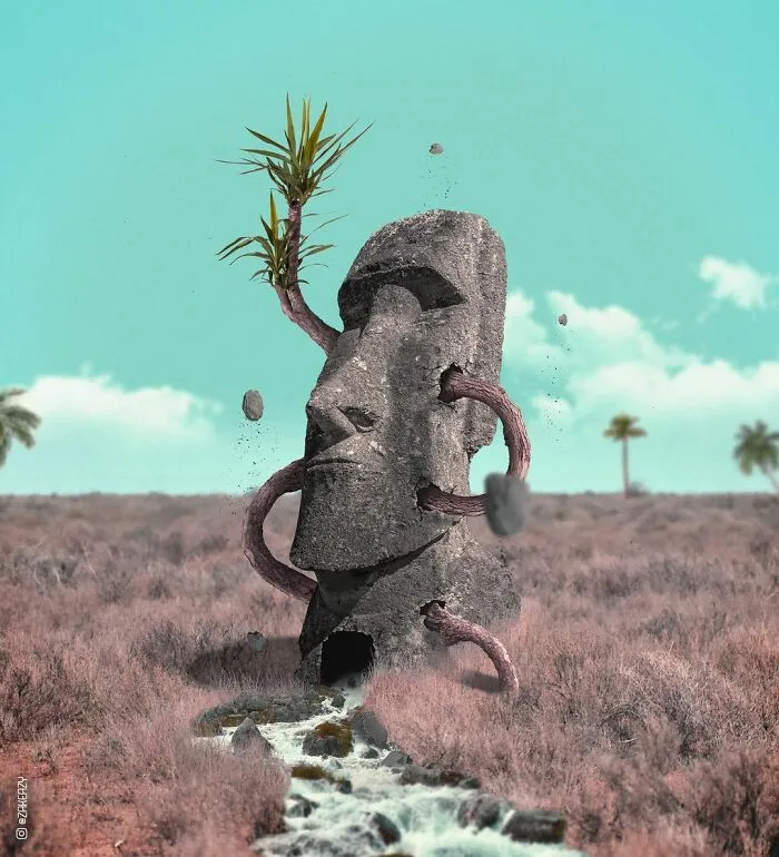 Digital Artist Creates Magical And Surreal Images From Architecture And Fragments Of Nature (55 Pics)