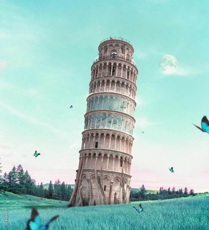 Digital Artist Creates Magical And Surreal Images From Architecture And Fragments Of Nature (55 Pics)