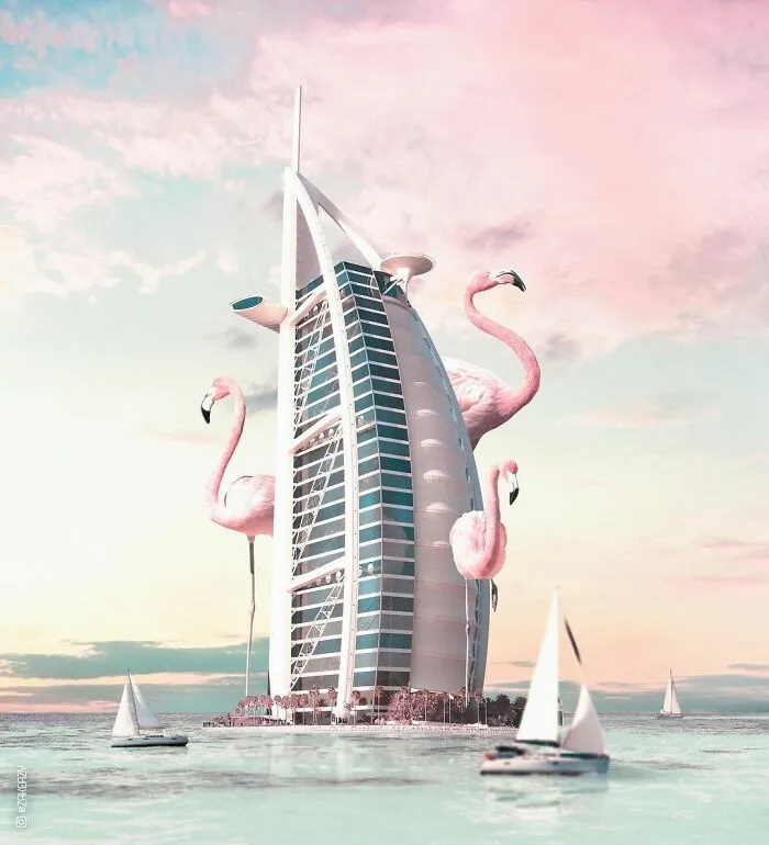 Digital Artist Creates Magical And Surreal Images From Architecture And Fragments Of Nature (55 Pics)