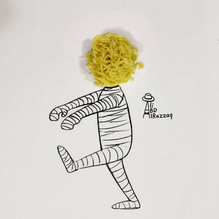 My 40 Interactive Illustrations That Incorporate Everyday Items